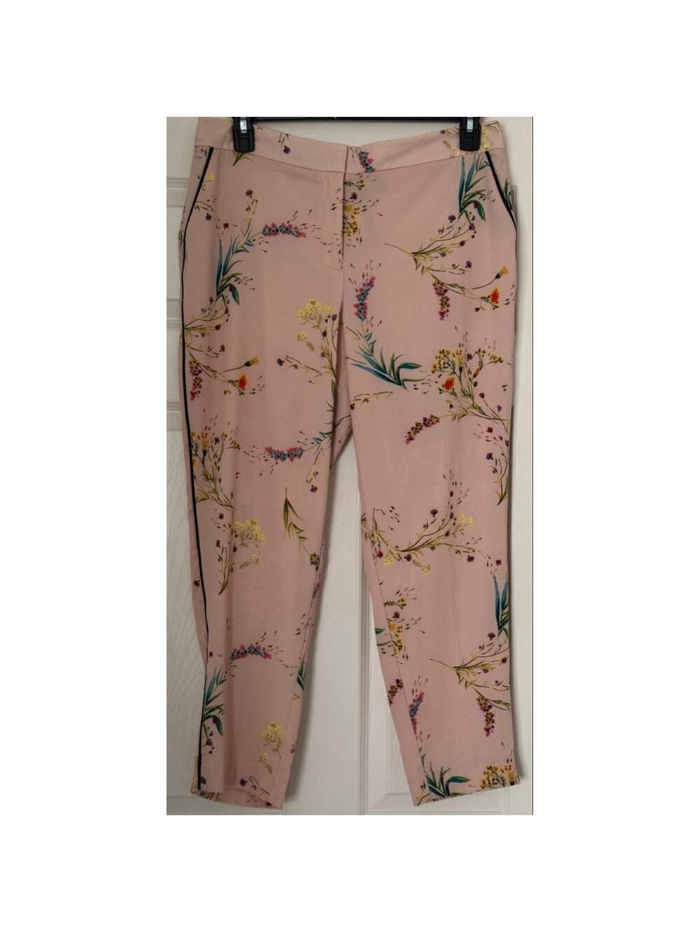 Women's Worthington Pink Floral Ankle Pants Size 12